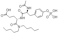 CAS#: 190078-50-3, N-Acetyl-O-Phosphono-L-Tyrosyl-N,N-Dipentyl-L-alpha-Glutamine