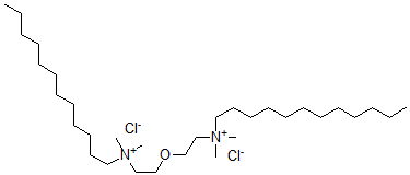 CAS 登录号:19037-74-2, (氧基二乙烯)二(十二烷基二甲基铵)二氯化物