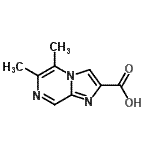 CAS 登录号：190381-54-5， 5,6-二甲基咪唑并[1,2-a]吡嗪-2-羧酸