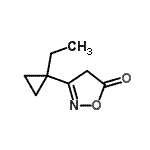 CAS 登录号：190384-05-5， 3-(1-乙基环丙基)-1,2-恶唑-5(4H)-酮