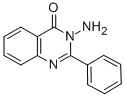 CAS 登录号：1904-60-5， 3-氨基-2-苯基-4(3H)-喹唑啉酮