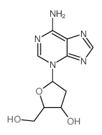 CAS 登录号：19046-81-2， 3-(2-脱氧-alpha-D-赤式-呋喃戊糖基)-3H-嘌呤-6-胺