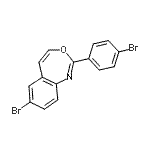 CAS 登录号：19062-92-1， 7-溴-2-(4-溴苯基)-3,1-苯并氧氮杂卓