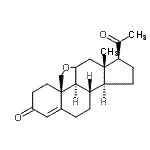 CAS 登录号：1913-28-6， 11,19-环氧孕甾-4-烯-3,20-二酮