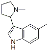 CAS 登录号：19137-69-0， 5-甲基-3-(1-甲基-2-吡咯烷基)-1H-吲哚