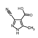 CAS#: 191419-06-4, 3-Cyano-5-Methyl-1H-Pyrazole-4-Carboxylic Acid
