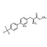 CAS#: 191426-23-0, Methyl (2S)-2-Amino-3-[4'-(Trifluoromethyl)-4-Biphenylyl]Propanoate Hydrochloride (1:1)