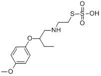 CAS#: 19143-04-5, 2-(2-(4-Methoxyphenoxy)Butyl)Amino-Ethanethiol Hydrogen Sulfate (Ester)
