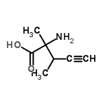 CAS#: 191615-51-7, 2-Amino-2,3-Dimethyl-4-Pentynoic Acid