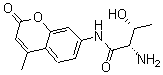 CAS 登录号：191723-66-7， (2S,3R)-2-氨基-3-羟基-N-(4-甲基-2-氧代-2H-1-苯并吡喃-7-基)-丁酰胺