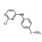 CAS 登录号：191729-02-9， 2-氯-N-(4-甲氧基苯基)-4-嘧啶胺