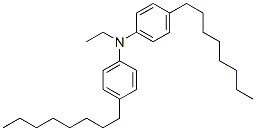 CAS 登录号：19182-05-9， N-乙基-4-辛基-N-(4-辛基苯基)苯胺