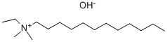 CAS 登录号：19184-59-9， 二甲基十二烷基乙基铵氢氧化物