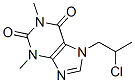 CAS 登录号：1919-38-6， 7-(2-氯丙基)-3,7-二氢-1,3-二甲基-1H-嘌呤-2,6-二酮