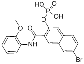 CAS 登录号：1919-91-1， 7-溴-N-(2-甲氧基苯基)-3-(磷酰氧基)-2-萘甲酰胺
