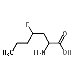 CAS 登录号：191986-91-1， 2-氨基-4-氟庚酸