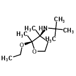 CAS#: 192324-30-4, Ethyl 1,3,4-trideoxy-3-methyl-3-[(2-methyl-2-propanyl)amino]-alpha-L-glycero-pent-2-ulofuranoside