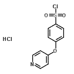CAS 登录号：192330-49-7， 4-(4-吡啶基氧基)苯磺酰基氯化物盐酸盐(1:1)