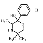CAS#: 192374-14-4, 2-(3-Chlorophenyl)-3,5,5-Trimethyl-2-Morpholinol