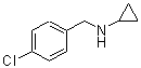 CAS 登录号：19271-24-0， N-(4-氯苄基)环丙胺