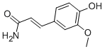 CAS#: 19272-90-3, 4-Hydroxy-3-Methoxycinnamide