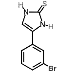 CAS 登录号：192800-59-2， 4-(3-溴苯基)-1,3-二氢-2H-咪唑-2-硫酮