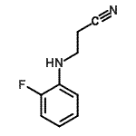 CAS 登录号：192811-51-1， 3-[(2-氟苯基)氨基]丙腈