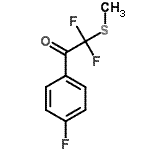 CAS 登录号：192862-13-8， 2,2-二氟-1-(4-氟苯基)-2-(甲硫基)乙酮