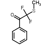 CAS#: 192862-16-1, 2,2-Difluoro-2-(Methylsulfanyl)-1-Phenylethanone