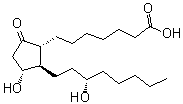 CAS 登录号：19313-28-1， (11alpha,15S)-11,15-二羟基-9-氧代-原甾-1-酸