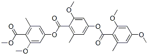 CAS#: 19314-74-0, 4-[(2,4-Dimethoxy-6-Methylbenzoyl)Oxy]-2-Methoxy-6-Methylbenzoic Acid 3-Methoxy-4-(Methoxycarbonyl)-5-Methylphenyl Ester