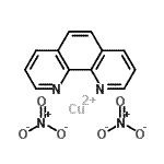 CAS 登录号：19319-88-1， 铜(2+)硝酸盐-1,10-菲咯啉(1:2:1)