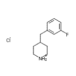 CAS 登录号：193357-21-0， 4-(3-氟苄基)哌啶鎓氯化物