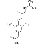 CAS 登录号：19343-17-0， N-{4-[2-羟基-3-(异丙基氨基)丙氧基]-3,5-二甲基苯基}乙酰胺