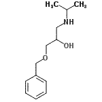 CAS 登录号：19343-24-9， 1-(苄氧基)-3-(异丙基氨基)-2-丙醇