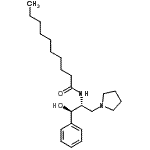 CAS#: 193545-89-0, N-[(1R,2R)-1-Hydroxy-1-Phenyl-3-(1-Pyrrolidinyl)-2-Propanyl]Decanamide