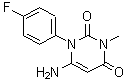 CAS 登录号：19369-30-3， 6-氨基-1-(4-氟苯基)-3-甲基-2,4(1H,3H)-嘧啶二酮