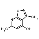 CAS 登录号：19385-59-2， 3,6-二甲基[1,2]恶唑并[5,4-b]吡啶-4-醇