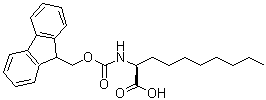 CAS 登录号：193885-59-5， (2S)-2-{[(9H-芴-9-基甲氧基)羰基]氨基}癸酸