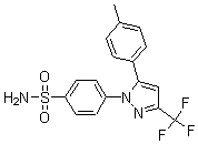 CAS 登录号：194044-54-7， 4-[5-(4-甲基苯基)-3-(三氟甲基)-1H-吡唑-1-基]-苯磺酰胺