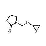 CAS#: 194159-00-7, 1-[(2-Oxiranyloxy)Methyl]-2-Pyrrolidinone