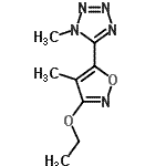 CAS 登录号：194286-82-3， 5-(3-乙氧基-4-甲基-1,2-恶唑-5-基)-1-甲基-1H-四唑