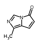 CAS 登录号：194344-82-6， 1-甲基-5H-吡咯并[1,2-c]咪唑-5-酮