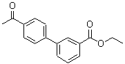 CAS 登录号：194367-78-7， 4'-乙酰基-3-联苯羧酸乙酯