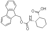 CAS 登录号：194471-85-7， (1R,2S)-rel-2-[[(9H-芴-9-基甲氧基)羰基]氨基]-环己烷羧酸