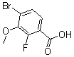 CAS#: 194804-92-7, 4-Bromo-2-Fluoro-3-Methoxy-Benzoic Acid