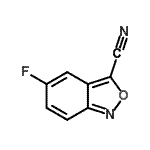CAS 登录号：194873-12-6， 5-氟-2,1-苯并恶唑-3-甲腈