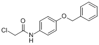 CAS 登录号：19514-92-2， N-(4-苄氧基-苯基)-2-氯-乙酰胺