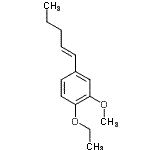 CAS#: 195192-81-5, 1-Ethoxy-2-Methoxy-4-[(1E)-1-Penten-1-Yl]Benzene