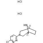 CAS 登录号：195211-53-1， (1R,5S)-3-(6-氯-3-哒嗪基)-3,8-二氮杂双环[3.2.1]辛烷二盐酸盐